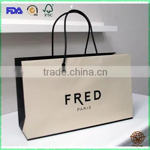 Excellent Quality Custom Printed Shopping Paper Bag With Rope Handle, 2016 New Style Shopping Bag thumbnail-1