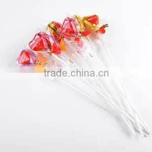 Customized Hot Heart Shaped Chocolate Lollipops thumbnail-3