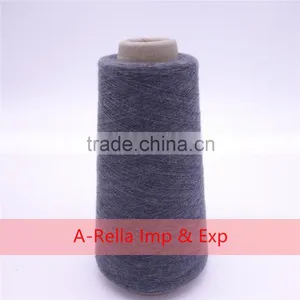 Nep Yarn Gray Yarn 5# 32S/1 in Cone Knitting Yarn 100% Polyester thumbnail-2
