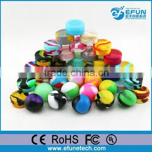 Food Grade Non Stick Customized Small Silicone Jars,silicone Rubber Dab Jar Wax Container thumbnail-1