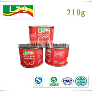 210G High Quality Manufactory Brix 28-30% Canned Tomato Paste thumbnail-3