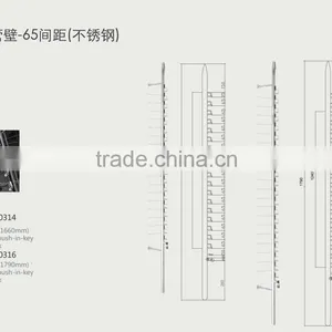 Sunglasses Display Rods;locking Eyeglasses Display Poles;stainless Steel Eyewear Display Bars thumbnail-5