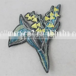 Cheap Price Factory Wholesale Professional Customized Applique Embroidered Patches Flower Shape for Clothing thumbnail-4