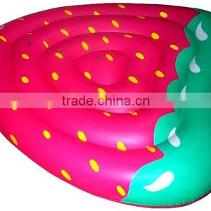 Inflatable Strawberry Beach Mattress/mat Mattress/surf Board thumbnail-1
