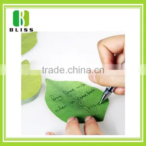 Hot Sale Custom Sticky Notes Leaf Shaped Sticky Notes Promotional Sticky Notes thumbnail-2