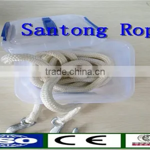 Nylon Twisted Pre-spliced Tow Rope Winch Rope With Hooks thumbnail-6