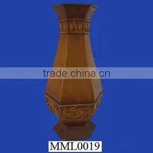Egyptian Resin Small Vase Pharaoh Design thumbnail-1