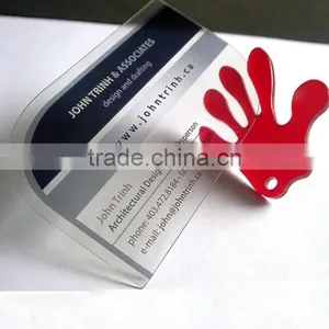 Irregular Size Transparent Clear VIP Membership PVC Card thumbnail-3