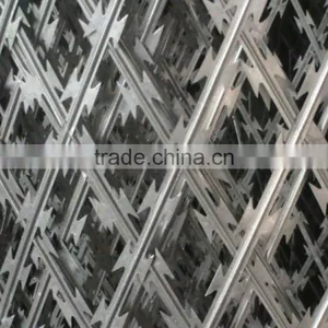 Hot Diped Galvanized Razor Barbed Wire (z)/Prison Barbed Wire thumbnail-2