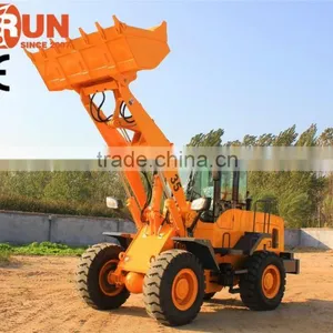Qingdao Everun 3 Ton Wheel Loader Front End Loader With Adjustable Steering Wheel thumbnail-4