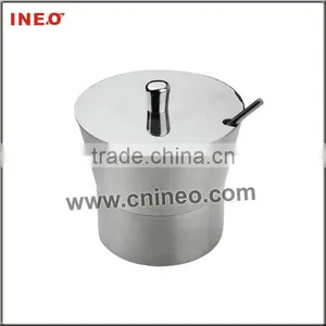 Restaurant Kitchen Stainless Steel Sugar Can Or Sugar Pot(With Spoon) thumbnail-1