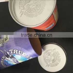 Labeling Paper Cardboard Tubes With Metal Tin Lids thumbnail-1