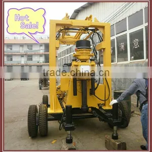 Hot Sale!!! Deep Water Well Drilling Rigs With Wheel Chassis Device thumbnail-1