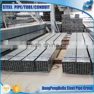 Erw Carbon Square Steel 60x60x1.2mm Q195 Pre Galvanized Pipe thumbnail-1