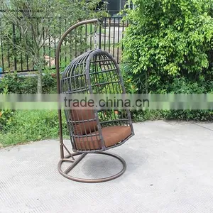 Patio Furniture Aluminum Frame Reclining Hanging Chair thumbnail-2