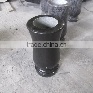 Black Granite Vases for Tombstones thumbnail-3