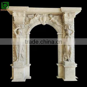 Yellow Travertine Stone Door Surround thumbnail-1