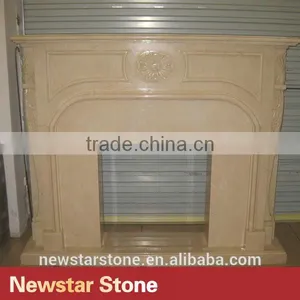 Natural Marble Fireplace Mantel thumbnail-2