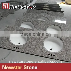 Hotel Bainbrook Brown Granite Vanity Top thumbnail-2