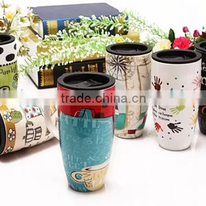 Custom Ceramic Couple Mug Cup With Lid thumbnail-4