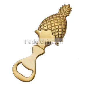 Brass Pineapple Cold Drink Bottle Opener thumbnail-1