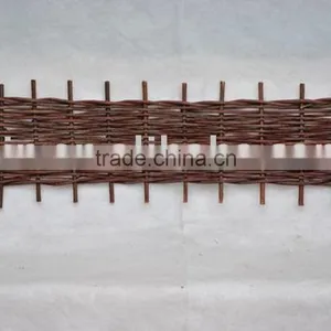 Garden Natural Willow Hurdle and Willow Fence thumbnail-1