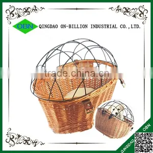 Cheap Willow Bike Basket for Dog thumbnail-1