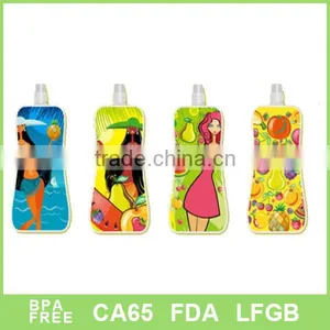 BPA Free Fold up Sports Water Bottle thumbnail-1