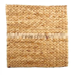 Natural Waterhyacinth Round Placemat, Table Mat, Handmade in Vietnam thumbnail-5