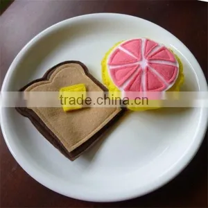 2017 Felt Grapefruit Breakfast Felt Play Food Made in China thumbnail-1