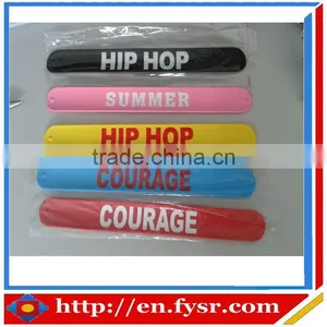 2013 Hot Seller Silicone Wristbands,de Silicona Pulseras Bofetada Custom Logo Printing Are Available thumbnail-1