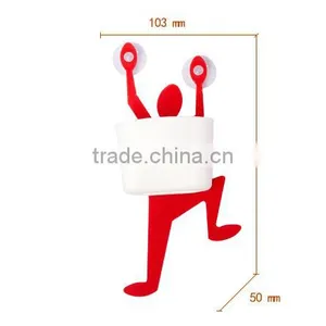 Hanging Soap Holder Plastic Soap Box Suction Wall Holder thumbnail-3