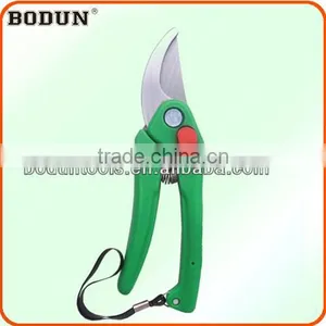 B4016 Cheap Green Plastic Handle Garden Tool / Pruning Shears / Garden Scissors thumbnail-1