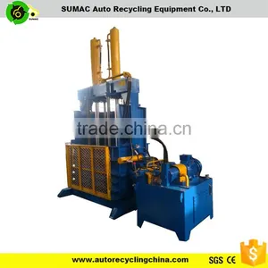 Baling Machine to Compress Waste Tires thumbnail-1