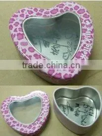 Mini Window Lid Heart Tin thumbnail-1