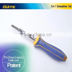 6 in 1 Screwdrvier Set ,Multifunctional Combination Screwdriver Set,DIN CR-V Screwdriver Set thumbnail-1