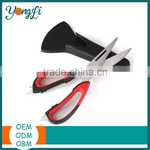 Heavy Duty Scissors Utensils With Magnetic Holder Stainless Steel Kitchen Shears thumbnail-2