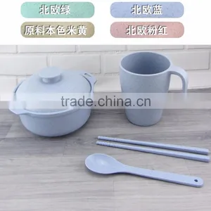 New Product Food Grade Wheat Straw Tableware Bowl thumbnail-5