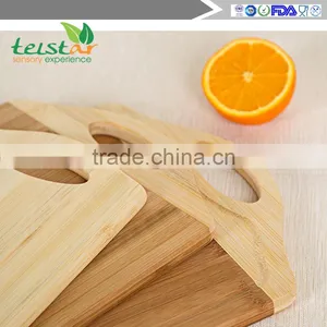 Family Chopping Block Cutting Board Bamboo Fruit All Bamboo Chopping Block Cutting Board Kitchen Accessories thumbnail-2