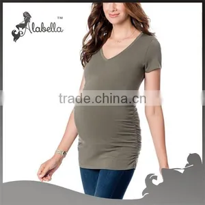 Wholesale 100% Cotton Maternity Wear ,maternity T-shirt thumbnail-1