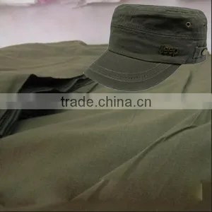 Factory Direct Sale 100%cotton Muslin Army Green Fabric for Hats With Low Price thumbnail-1