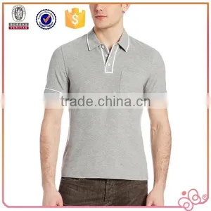 2016 Top Quality Mens French Terry China Factory Custom Polo Shirt thumbnail-1