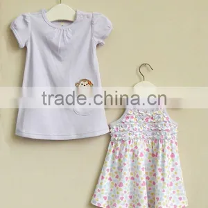 Mom and Bab 2012 New Summer Baby Clothes 100% Cotton Girls Dress thumbnail-1