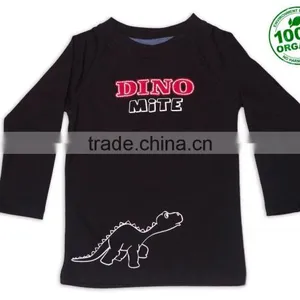 Organic Cotton Reglan T Shirt With Dino Print thumbnail-1