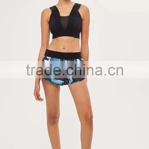 MGOO Wholesale Drawstring Jogger Dri Fit Shorts Silk Printing Women Running Sport Pants thumbnail-3
