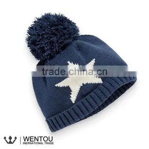 Wholesale Cotton Knitted Children Winter Hats thumbnail-1