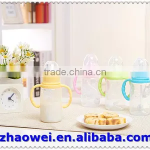 Food Standard Silicon Baby Bottle With Handle thumbnail-5