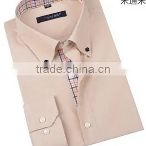 Latest Shirts Design for Men Button Down Black Button Plaids Placket Classical Cuff Dress Shirt for Young Fashionable Boy thumbnail-1