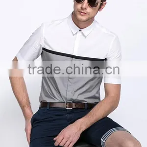 Men Fashion Shirt Short Sleeve Men Shirts Mixed Colors thumbnail-1