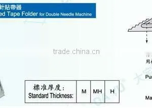 Suspended Tape Folder for Double Needle Machine DA YU 408 thumbnail-1